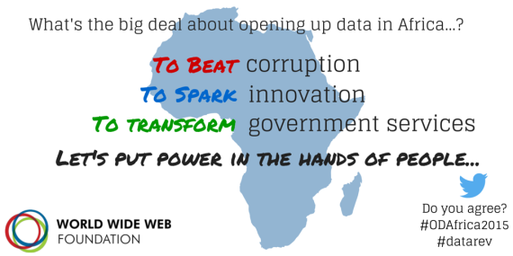 Data for Africa, by Africa: Rebooting open data and the High Level Conference on the Data Revolution